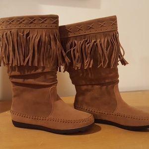 Reduced! Rampage Cintrine fringed boots
